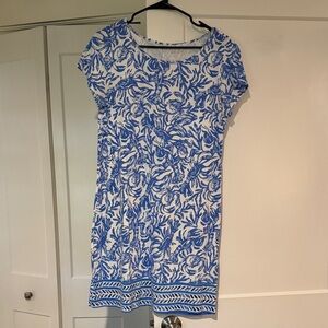 Lilly Blue and White Lobster Dress